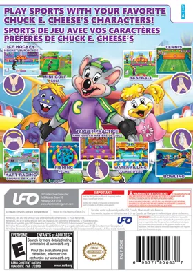 Chuck E. Cheese's Sports Games box cover back